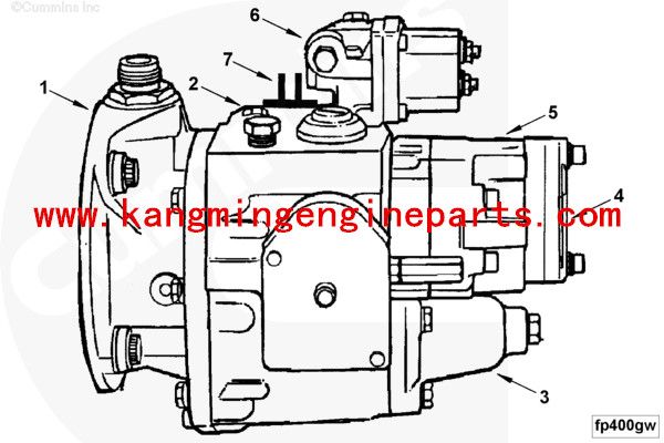china chongqing engine parts 4951355 Fuel pump   PT pump