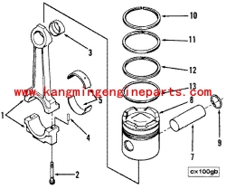 CCEC engine parts part 3801755 piston ring