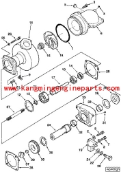 CCEC engine parts NTA855 part 145623 seal, o ring