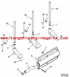 For CCEC engine parts NTA855 118939 pin,roll
