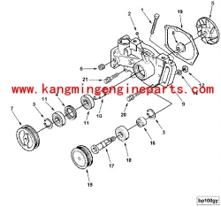 Genuine CCEC engine parts NTA855 215397 pulley idler