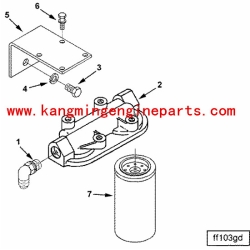 For CCEC engine parts NTA855 3315843 Filter Fuel