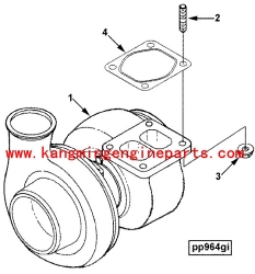 Diesel engine parts 4039265 turbocharger 6CT truck parts