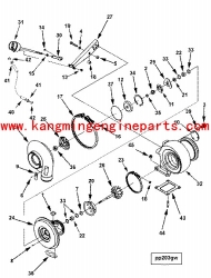 For 康斯gs engine parts 4089855 Holset turbocharger