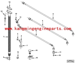 For CCEC 康斯 engine accessories NTA855 209957 hose flexible