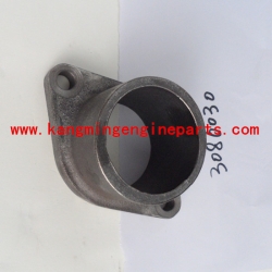 Chongqing engine parts 3086030 connection water outlet KTA19