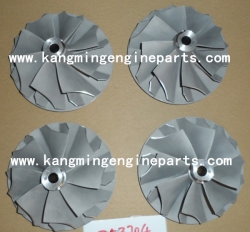 Chongqing K50 engine parts 3533704 impeller, tur compressor