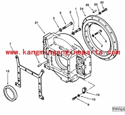 CCEC engine partss KTA38 crankshaft seal oil 3016793