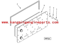 engine parts spare parts kta38 core aftercooler 3866152