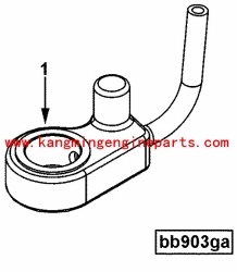 Engine parts C series nozzle piston cooling 3973123