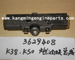 CCEC k50 generator parts 3629408 connection, fuel block