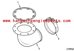 Engine parts generator parts KTA-19 gasket turbocharger 3026447