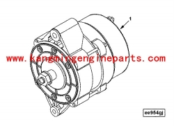 genuine engine parts 6CTAA8.3 diesel alternator 3415587