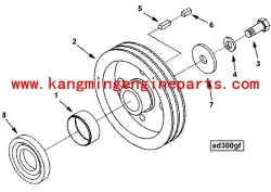 USA genuine engine parts  VTA28 seal oil 3020187