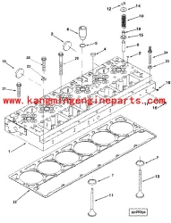 Engine parts 3895860 spring valve QSM11 L10 Motorcycle parts