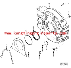 Engine Maintenance parts  6CT housing flywheel 3960489