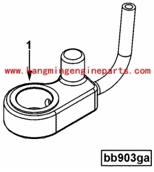 Engine parts L8.9 engine motor 3959291 nozzle piston cooling