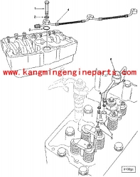 重庆康明斯NTA855M450发动机油管3076371