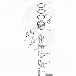 4095487 qsk23 diesel engine connecting rod bushing